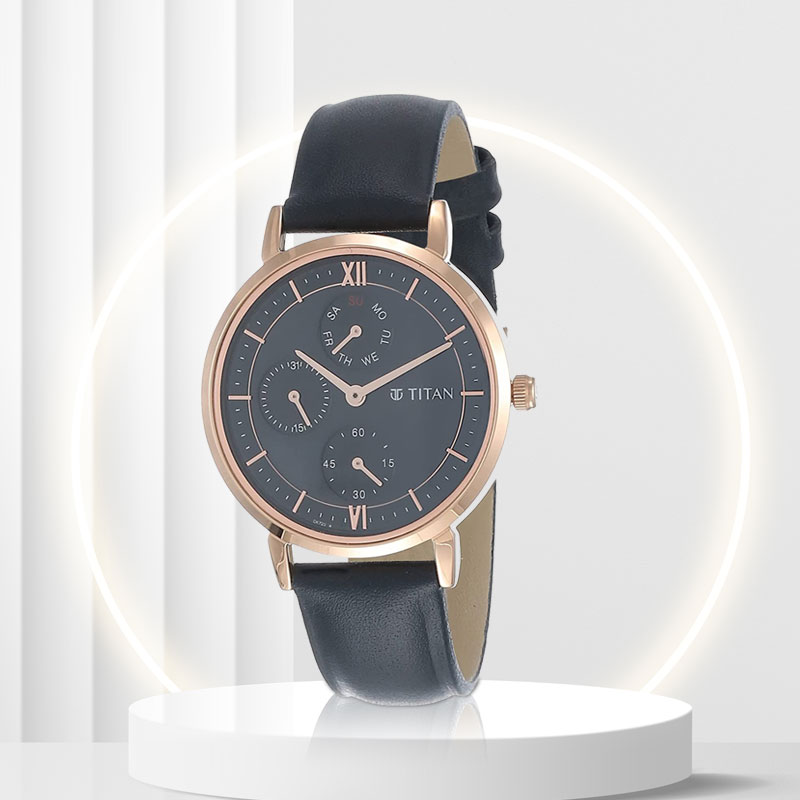 Titan Neo Analog Black Dial Women’s Watch