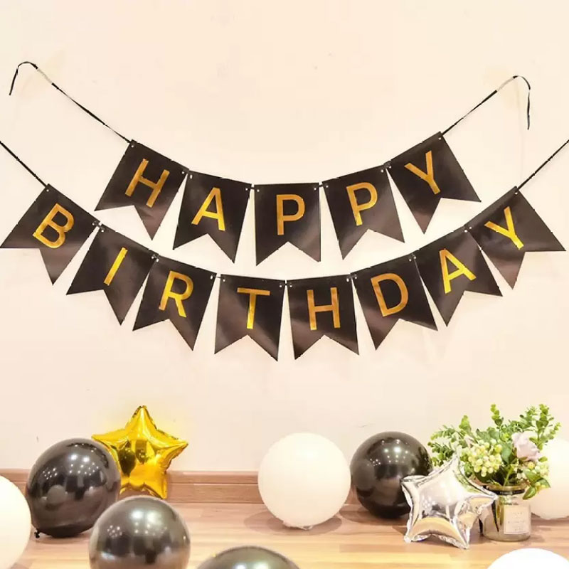 Happy Birthday Banner Decoration 4 ft, Pack of 1