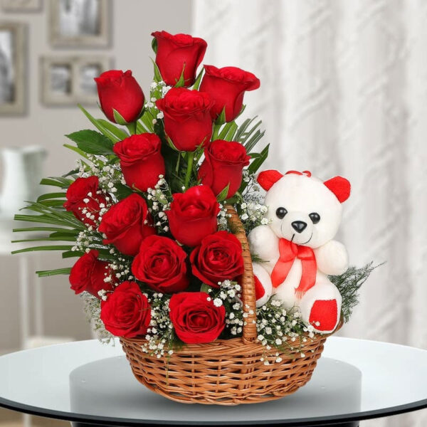 Beautiful Red Basket