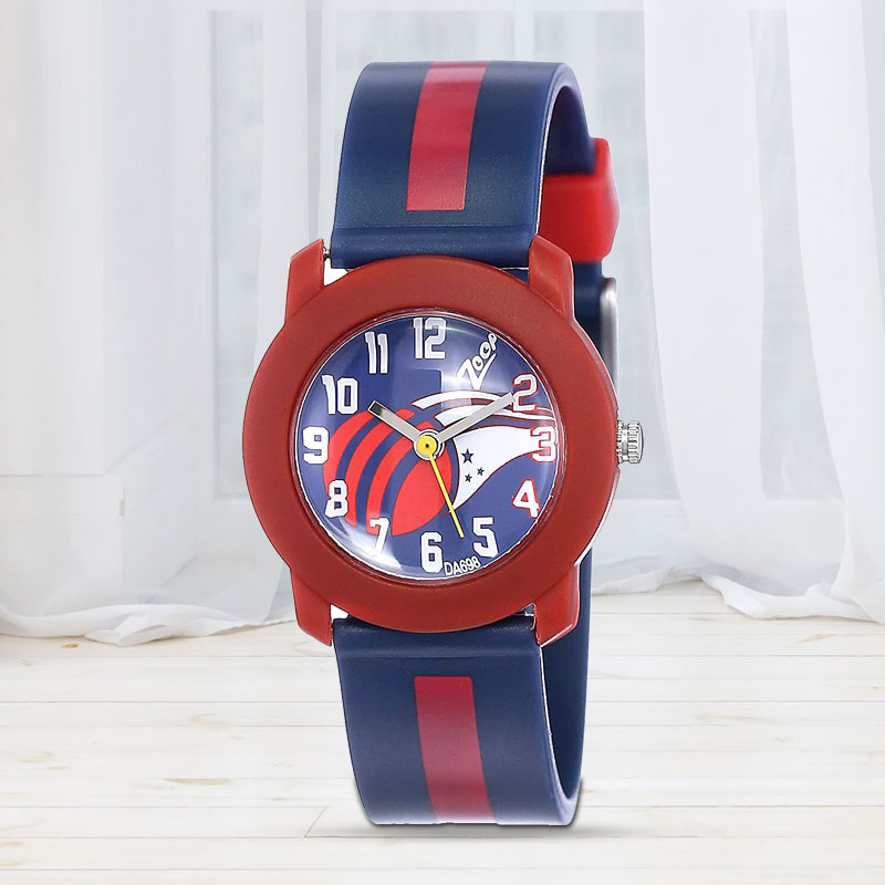 Zoop Blue Dial Blue Plastic Strap Watch