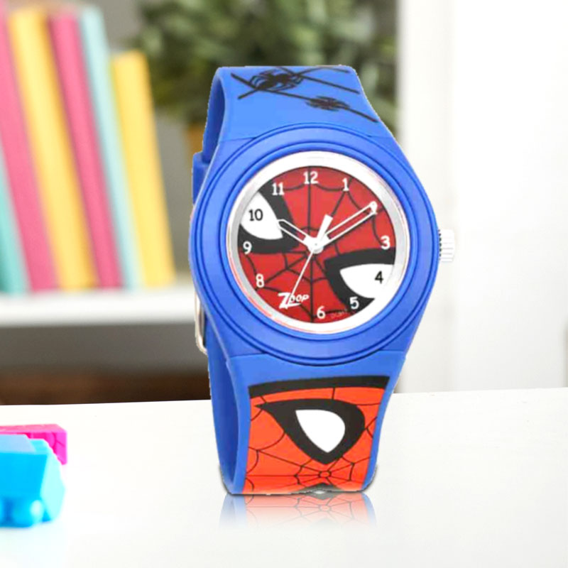 Zoop Spiderman Analog Grey Dial Unisex’s Watch