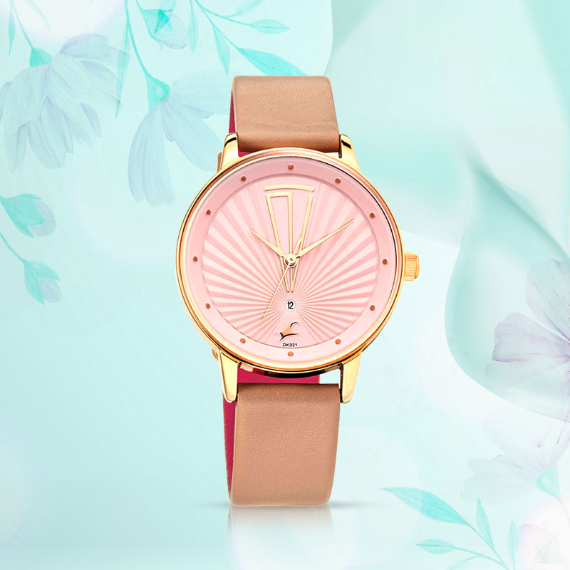 Fastrack Ruffles Collection Analog Pink Dial Women’s Watch