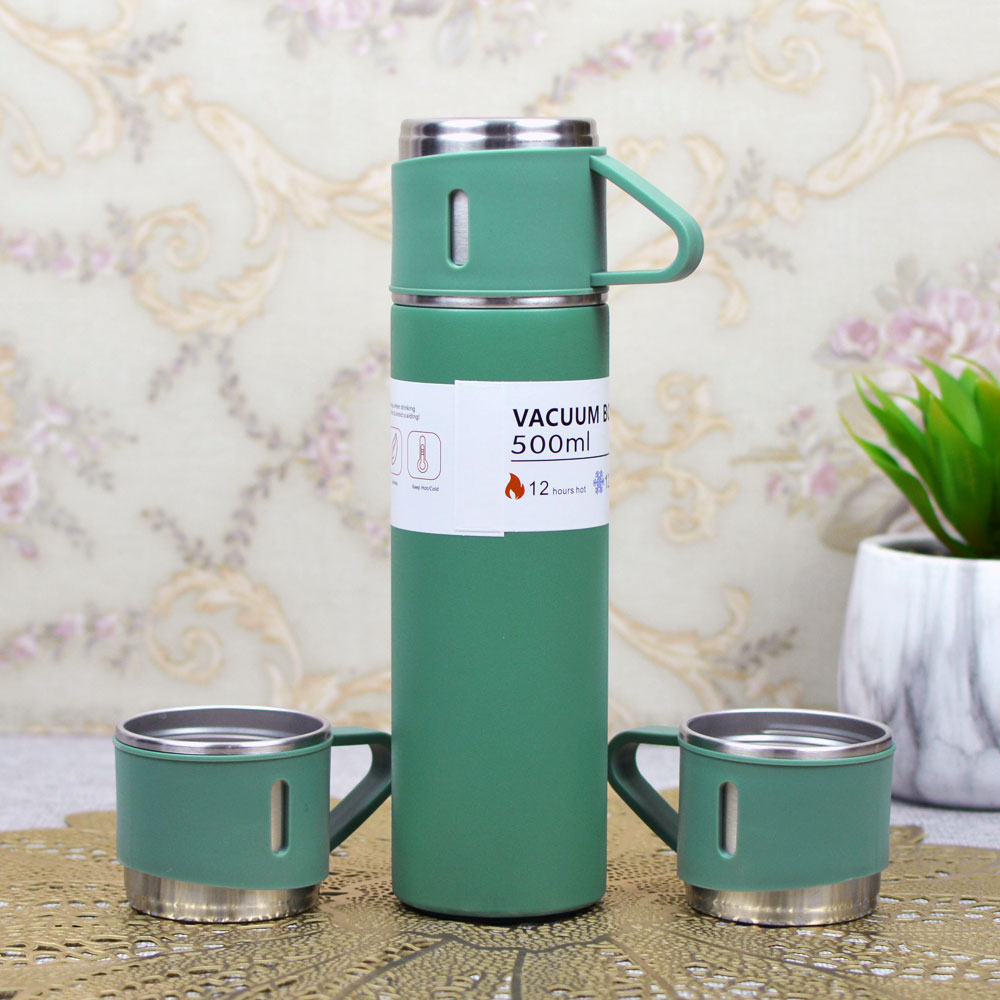 Vacuum Insulated Hot & Cold Flask Gift Set