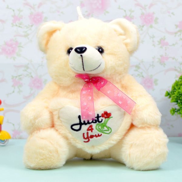 Lovable Teddy with Love Heart and Cadbury Bubbly Chocolate