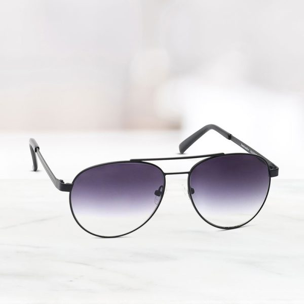 Black Aviator Unisex Sunglasses