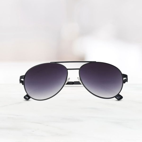 Black Aviator Unisex Sunglasses