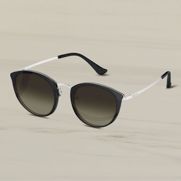 Black Oval Women Sunglasses