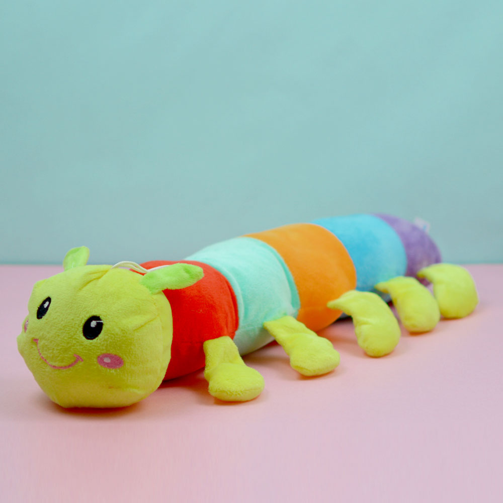 Soft Plush Colorful Stuffed Caterpillar Soft Toy