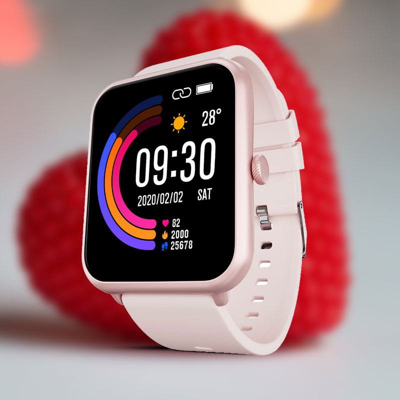 Fire-Boltt Ninja Call Pro Plus Pink Smart Watch with Bluetooth Calling