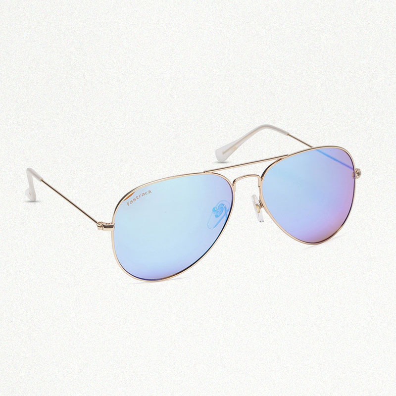 Gold Aviator Men Sunglasses (M165BR1457)