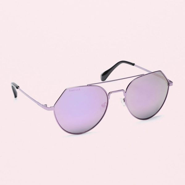 Gold Oval Women Sunglasses