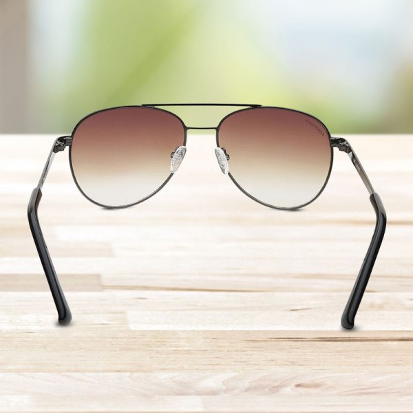 Grey Aviator Unisex Sunglasses