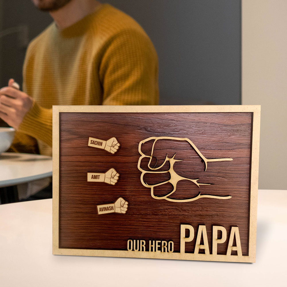 Daddy – The strongest personalized frame