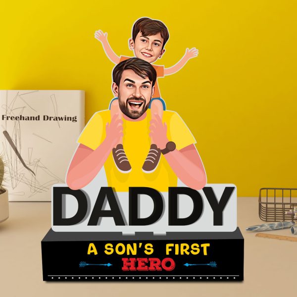 First hero dad – Father’s Day Caricature Gift