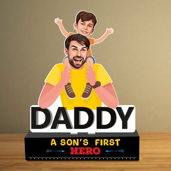 First hero dad – Father’s Day Caricature Gift