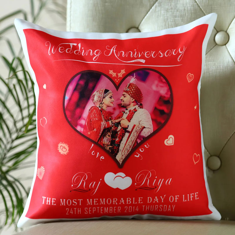 Wedding Anniversary Cushion