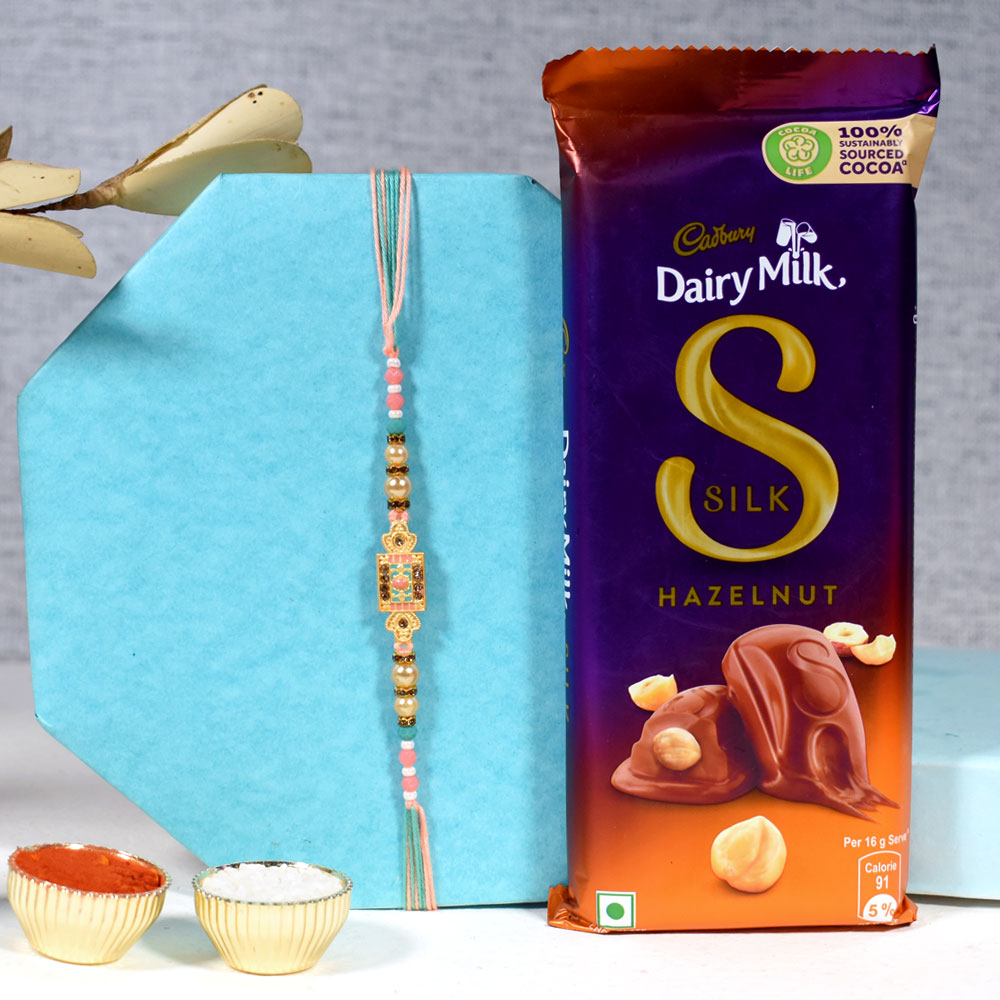 Ethnic Rakhi Chocolate Hamper