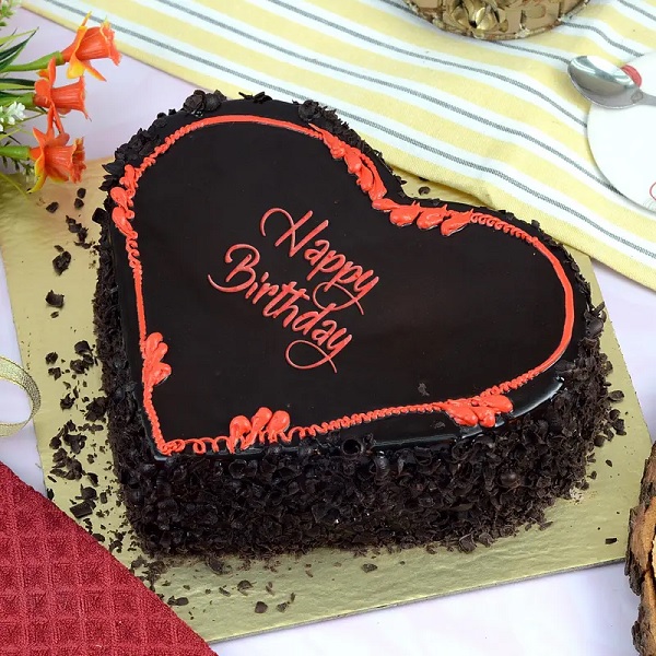 Delicious Heart Shaped Cake